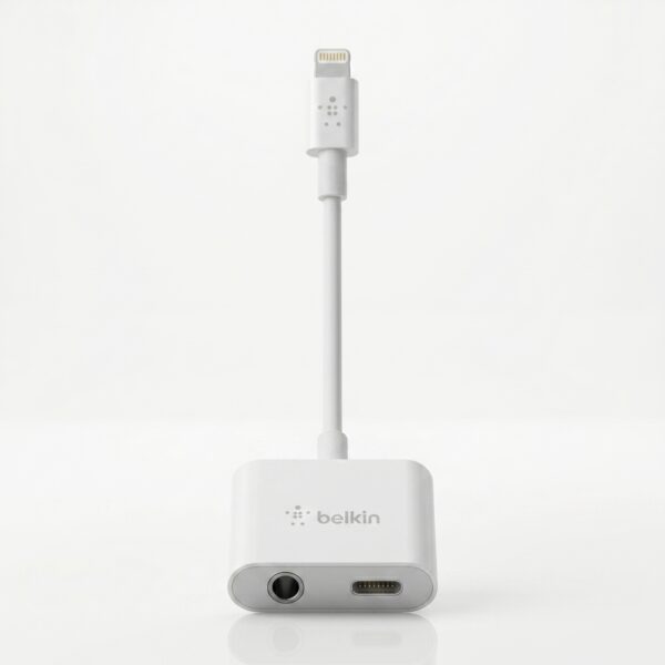 Belkin 3.5 mm Audio + Charge Rockstar Lightning Converter